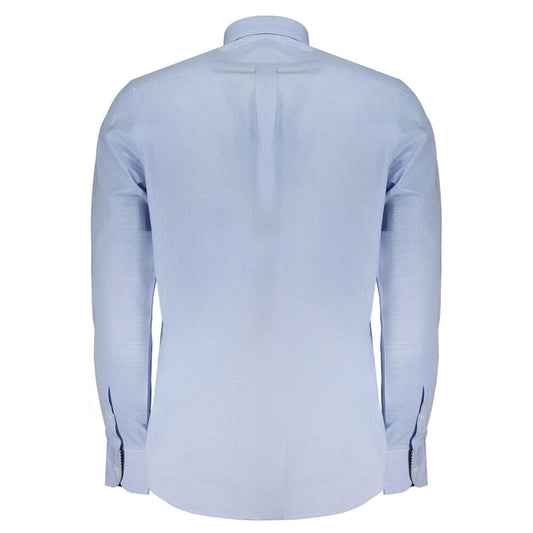Harmont & Blaine Light Blue Cotton Men Shirt
