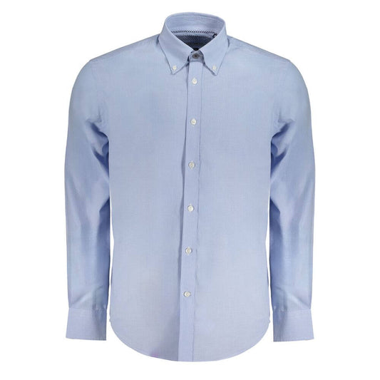 Harmont & Blaine Light Blue Cotton Men Shirt