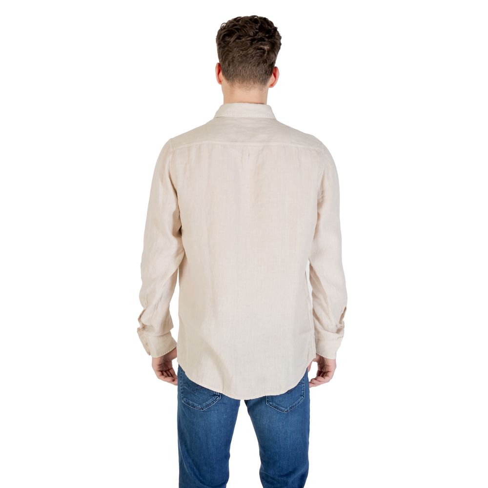 Hugo Boss Beige Linen Shirt
