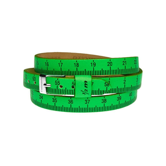 Il MEZZOMETRO Mod. FLUO - Bracciale in pelle/leather bracelet DESIGNER FASHION JEWELLERY