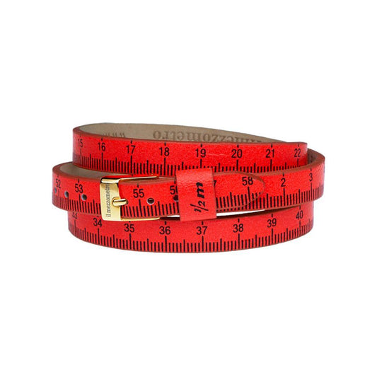 Il MEZZOMETRO Mod. FLUO - Bracciale in pelle/leather bracelet DESIGNER FASHION JEWELLERY