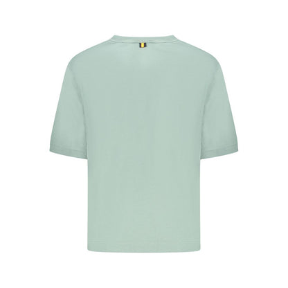 K-WAY Green Cotton Women T-Shirt
