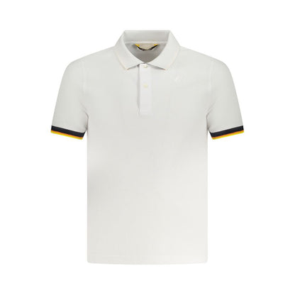 K-WAY White Cotton Men's Polo Shirt