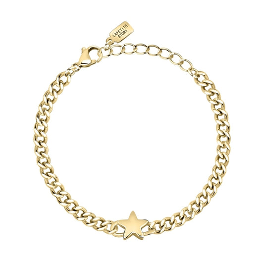 LA PETITE STORY JEWELRY Mod. LPS05ARR77 gold bracelet with star charm