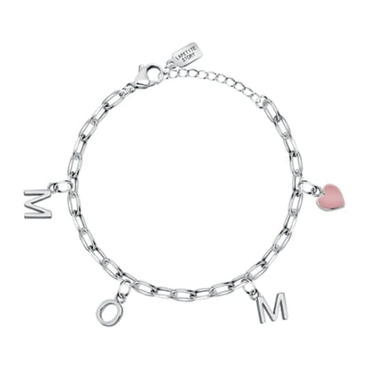 LA PETITE STORY JEWELRY Mod. LPS05ASF56 bracelet with heart and letter charms
