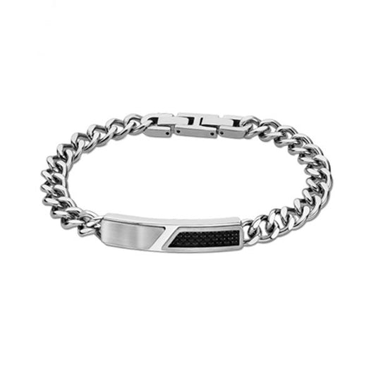 Alt Tag: Silver bracelet from LOTUS JEWELS JEWELRY Mod. LS2058-2/1 featuring a sleek design and polished links.