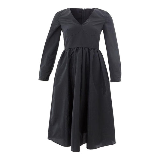 Lardini Black Polyester Cocktail Dress 1728,67397976224,Black,Clothing,Cocktail - Dresses - Clothing,Dresses - Clothing,Dresses - Women - Clothing,IT40|S,Lardini,Long - Dresses - Clothing,Longsleeve - Dresses - Clothing,New with tags,Women,Women - Clothin