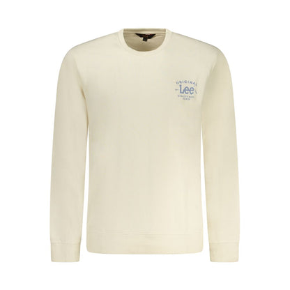 Lee Beige Cotton Men Sweater