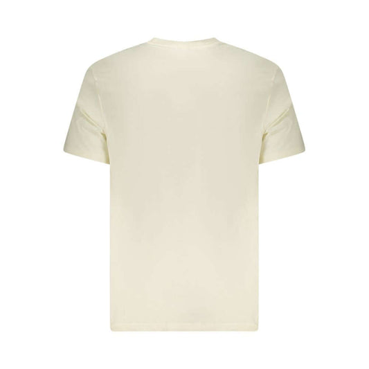 Lee Beige Cotton Men T-Shirt
