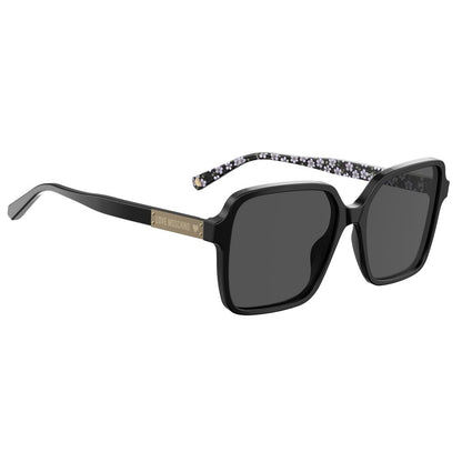 Love Moschino Black Acetate Sunglasses