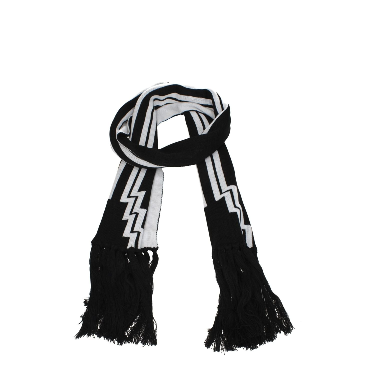 Marcelo Burlon Black Marabou Scarf