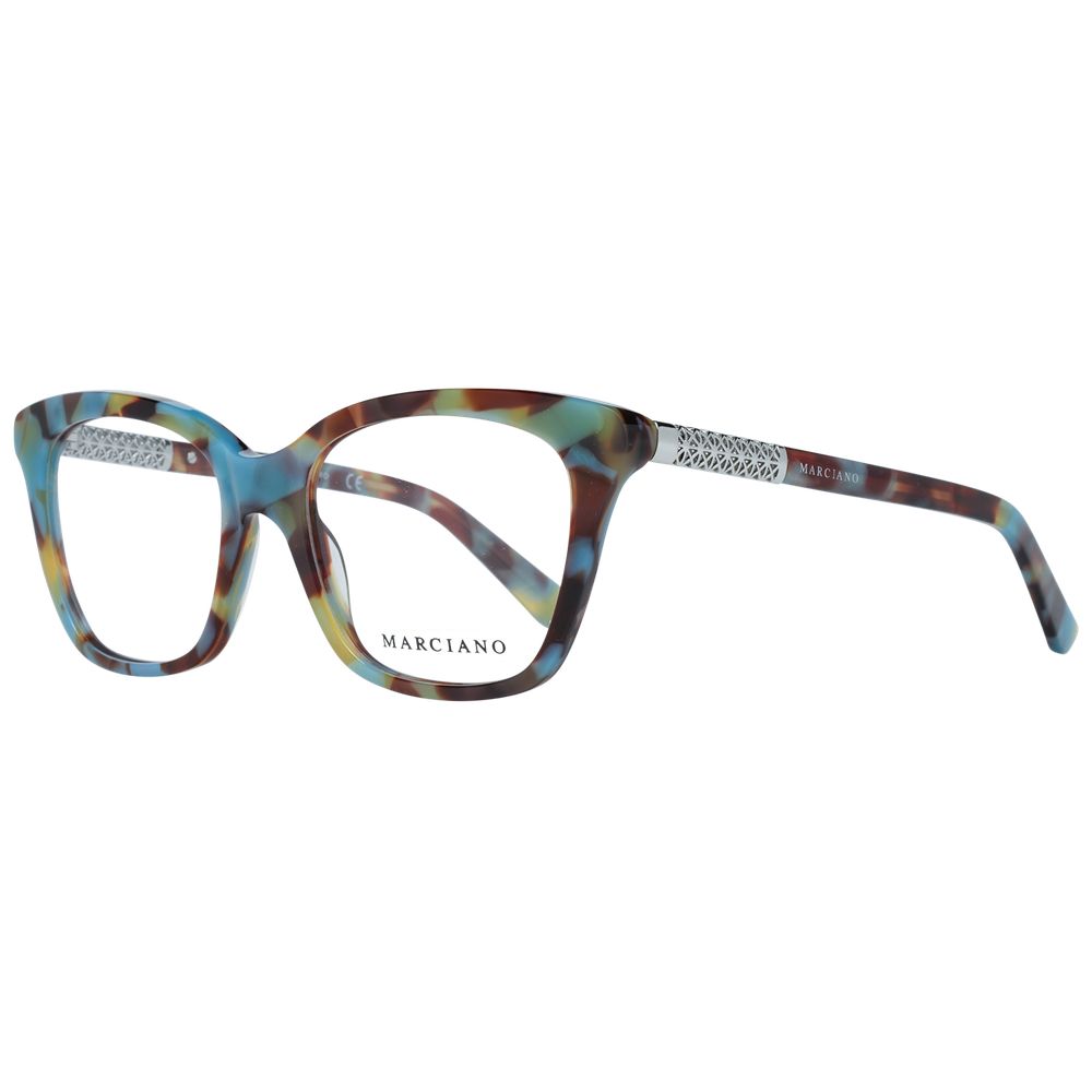 Marciano by Guess Multicolor Women Glasses Frame with square full-rim, acetate and metal material, includes branded case.