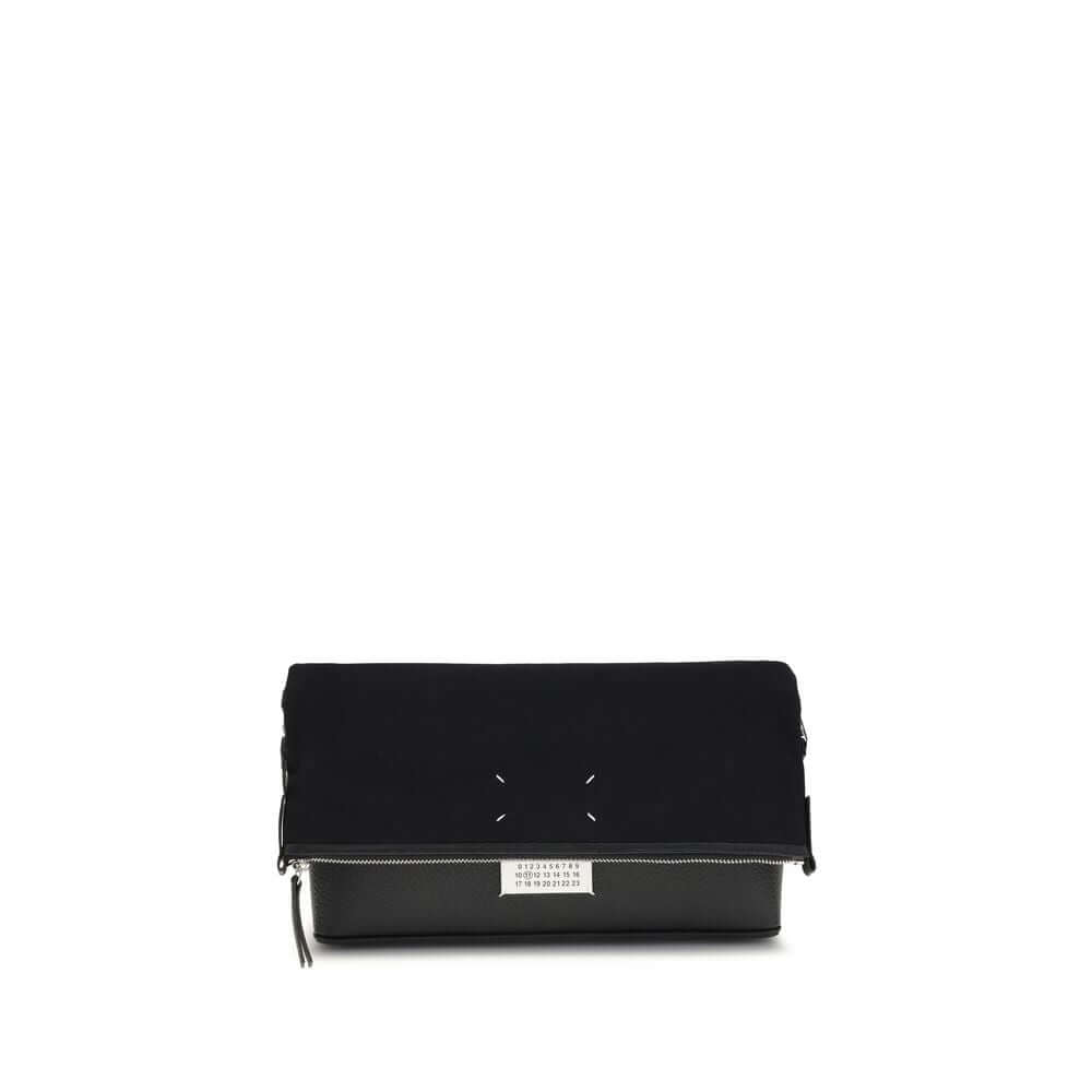 Margiela Black Cotton Shoulder Bag