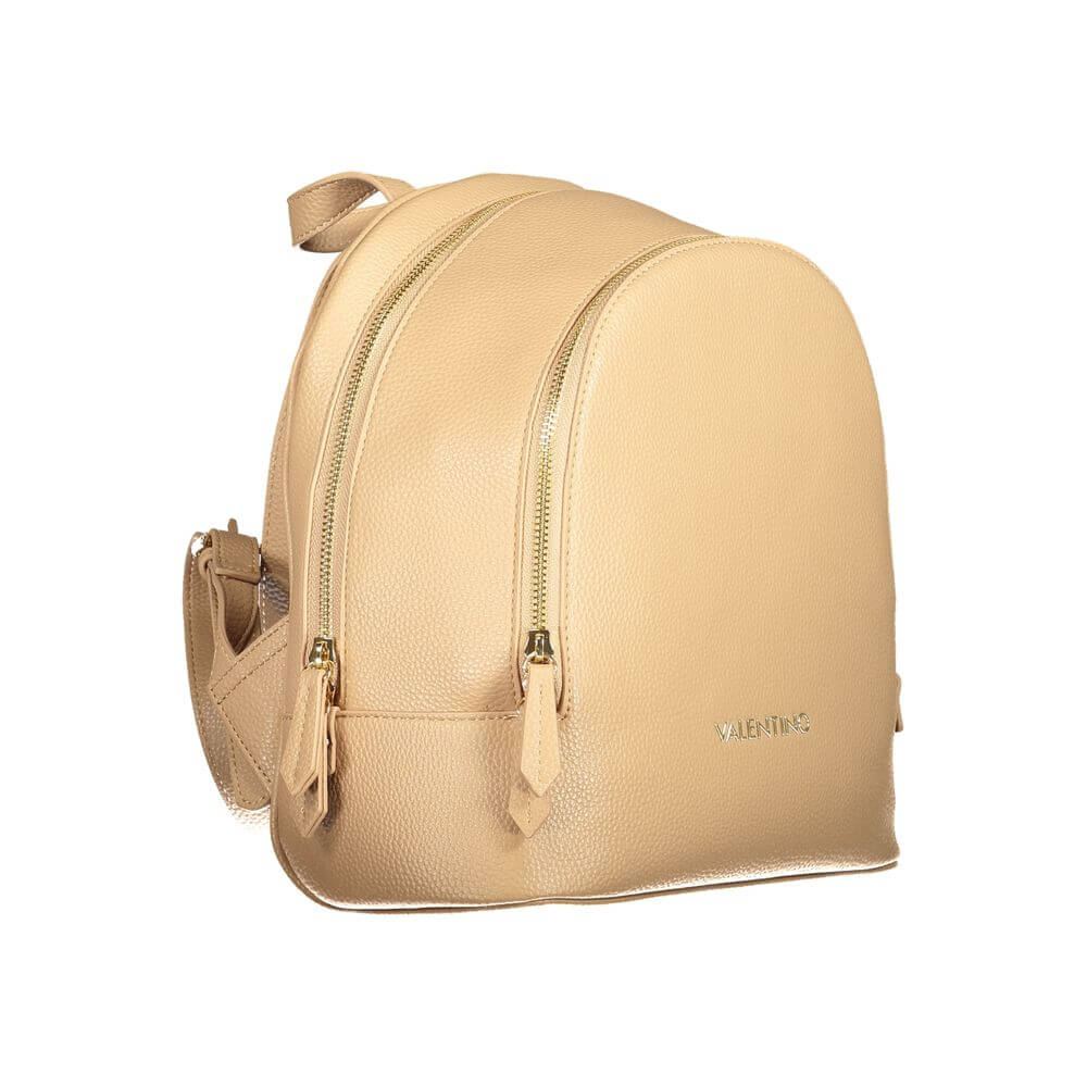 Front view with bag zipped and handles upright.