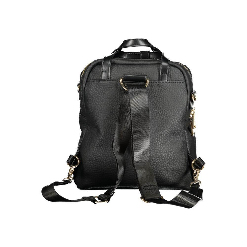 Front view with bag zipped and handles upright.