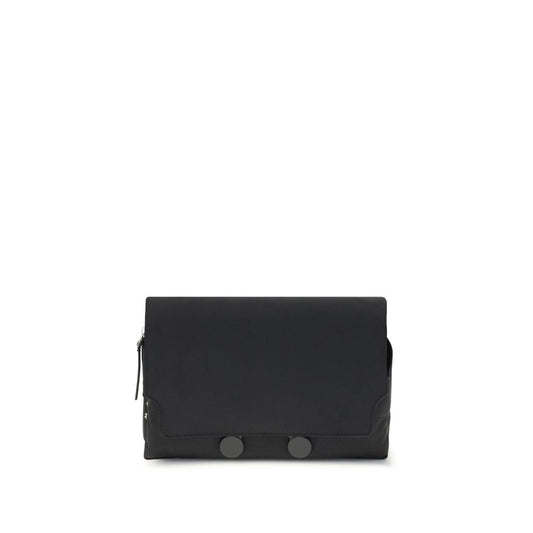 Marni Black Polyamide Clutch Bag