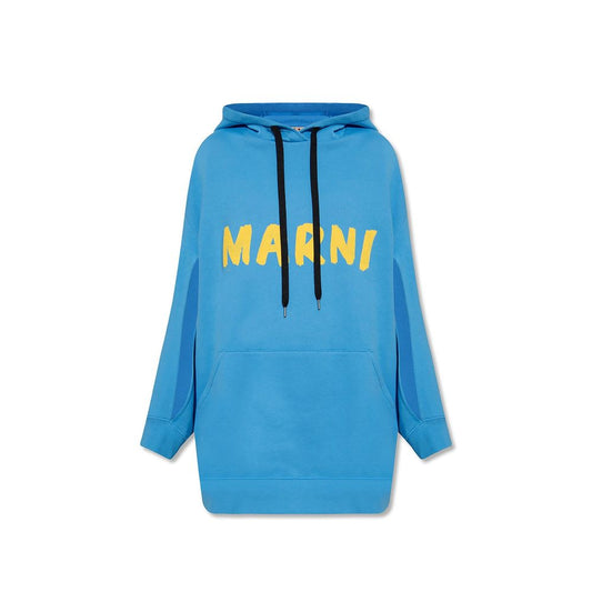 Marni Blue Cotton Sweatshirt