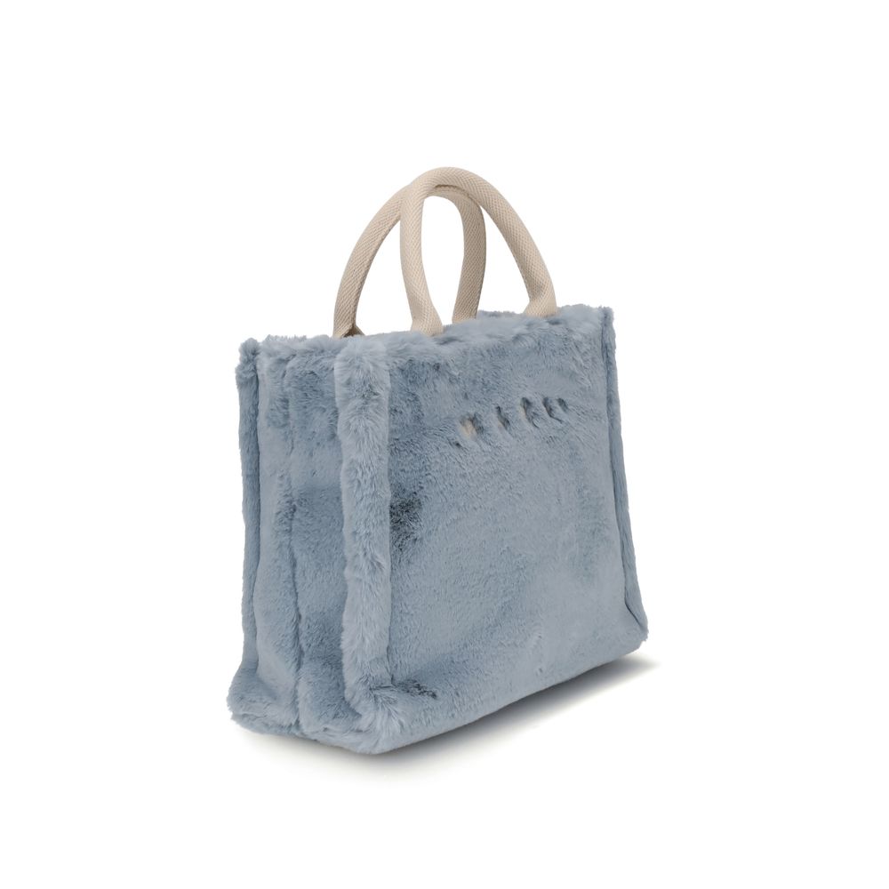 Marni Light Blue Polyester Handbag