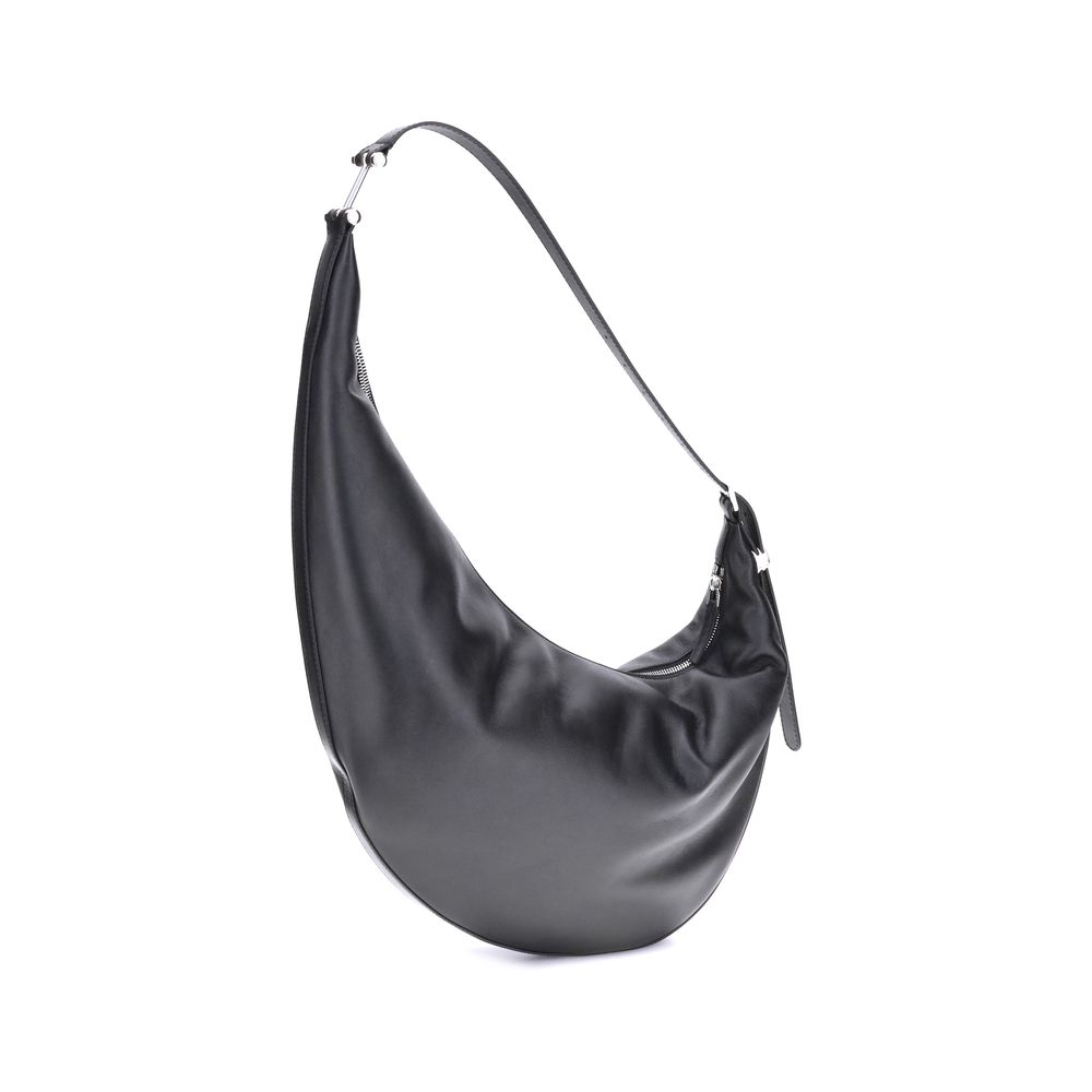 Front view with bag zipped and handles upright.