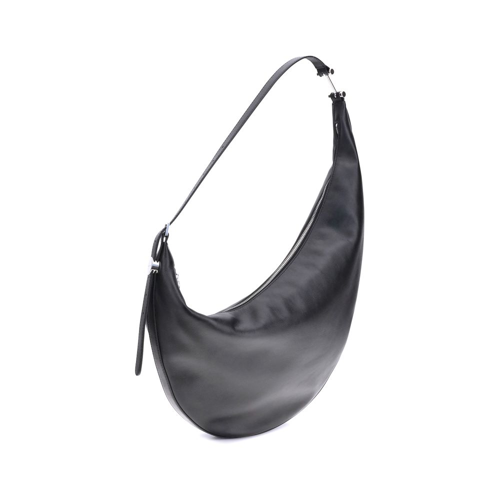 Front view with bag zipped and handles upright.