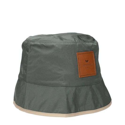 Max Mara Green Polyamide Bucket Hat