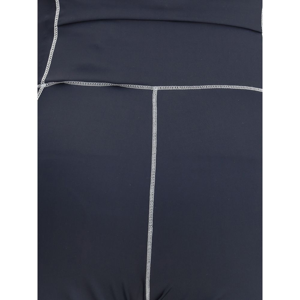 Close-up of Moncler Grenoble Leggings showcasing technical fabric and stitching detail, ideal for active lifestyle and performance.