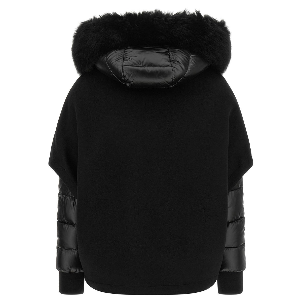 MooRER Black Wool Shell Jacket
