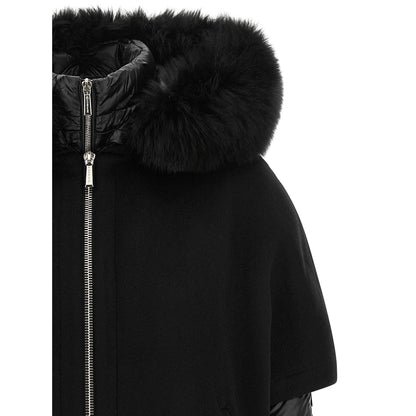 MooRER Black Wool Shell Jacket