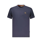 Napapijri Blue Organic Cotton Men T-Shirt