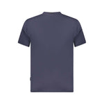 Napapijri Blue Organic Cotton Men T-Shirt