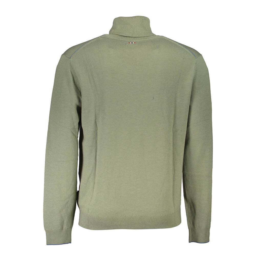 Napapijri Green Wool Sweater