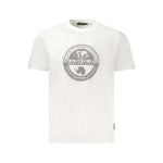 Napapijri White Cotton Men T-Shirt