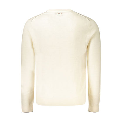 Napapijri White Wool Men Sweater