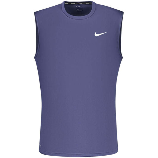 Nike Blue Polyester Men's Tank