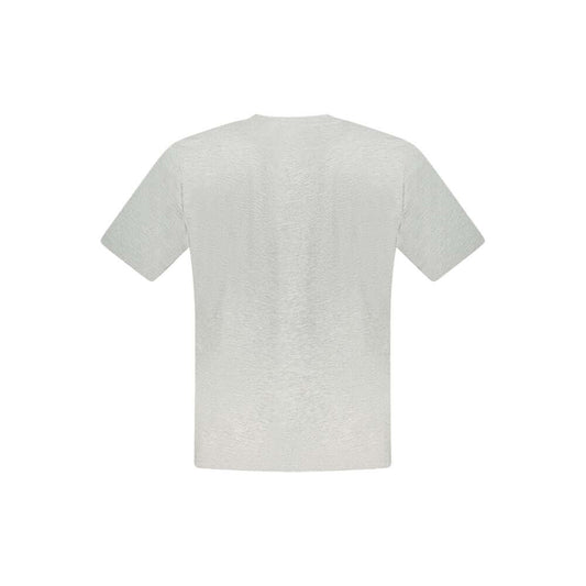 North Sails Gray Cotton Men T-Shirt