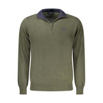 North Sails Green Wool Men Sweater