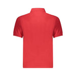 North Sails Red Cotton Men Polo Shirt