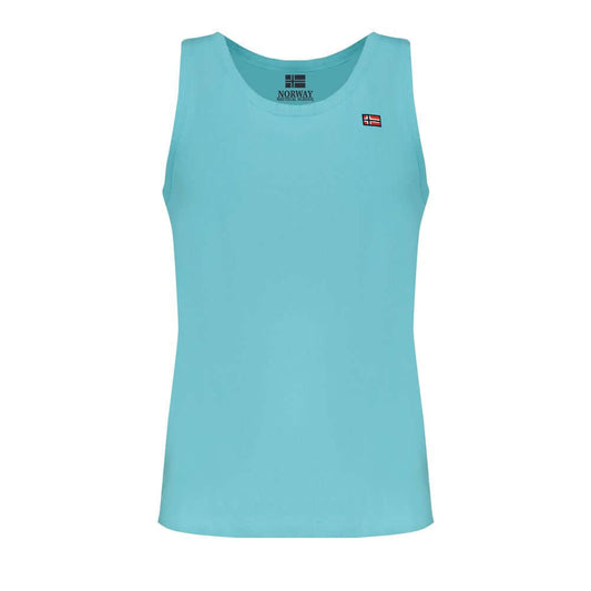 Norway 1963 Blue Cotton Men's Tank Top