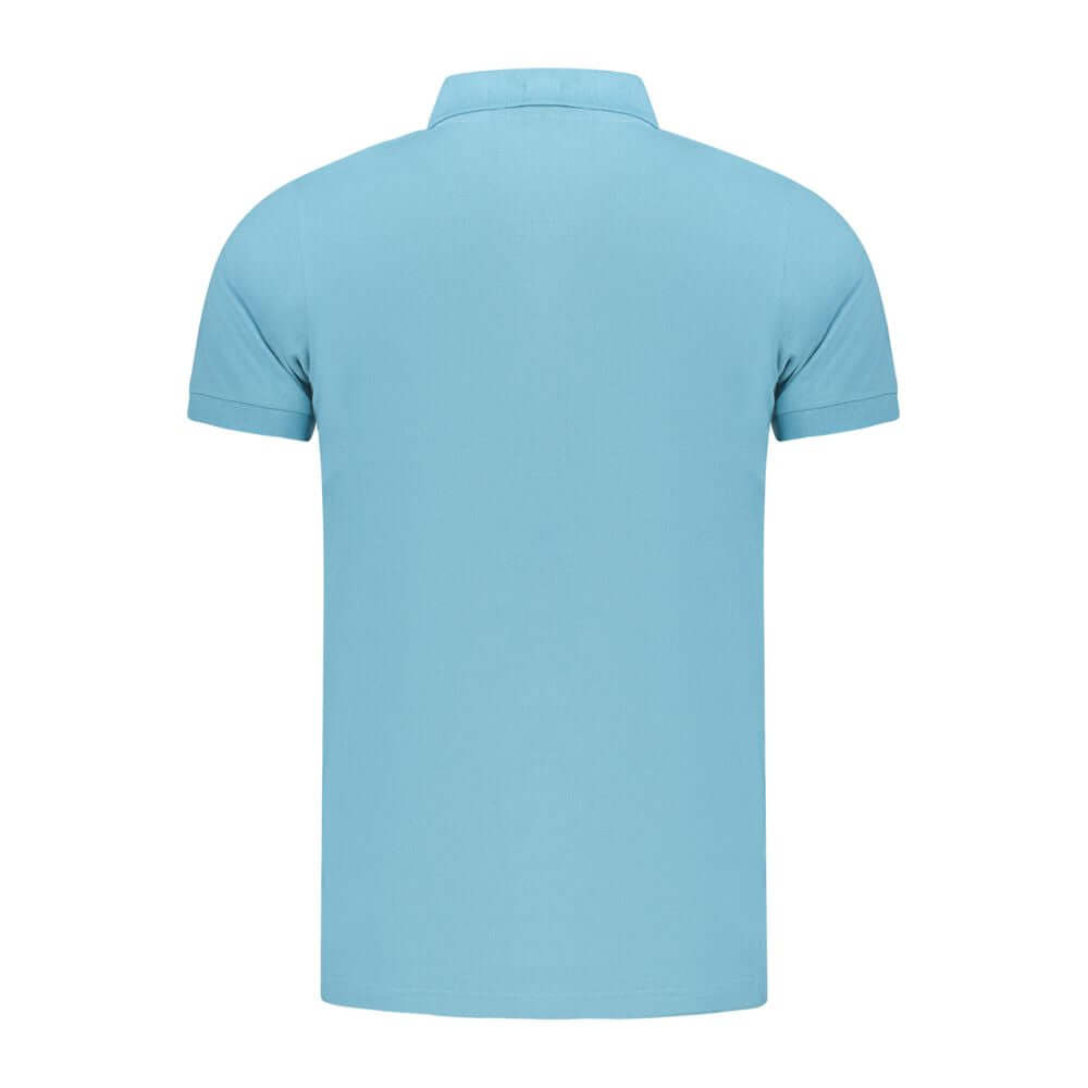 Norway 1963 Light Blue Cotton Men Polo Shirt
