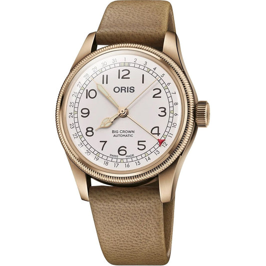 ORIS MOD. 75477413161SET luxury watch with leather strap and elegant design