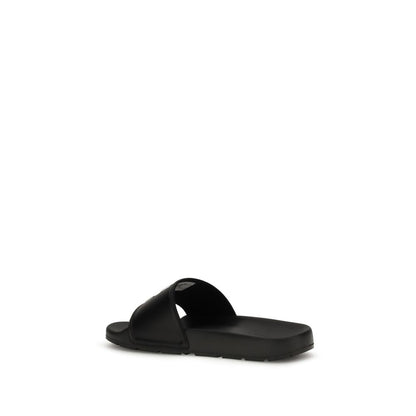 Off-White Black Polyethylene Sandals