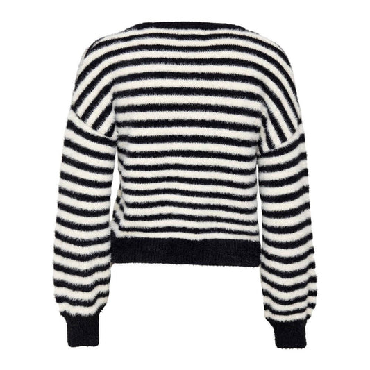 Only Black And White Marabou Sportswear