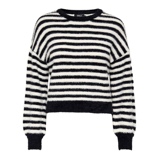 Only Black And White Marabou Sportswear