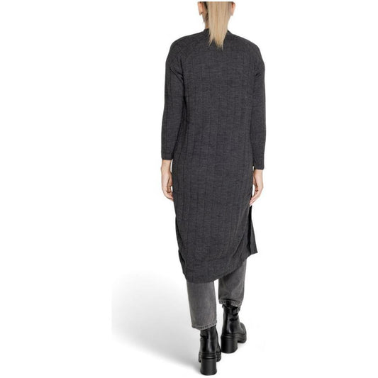 Only Gray Marabou Cardigan ON-15171100138-IT38|XS