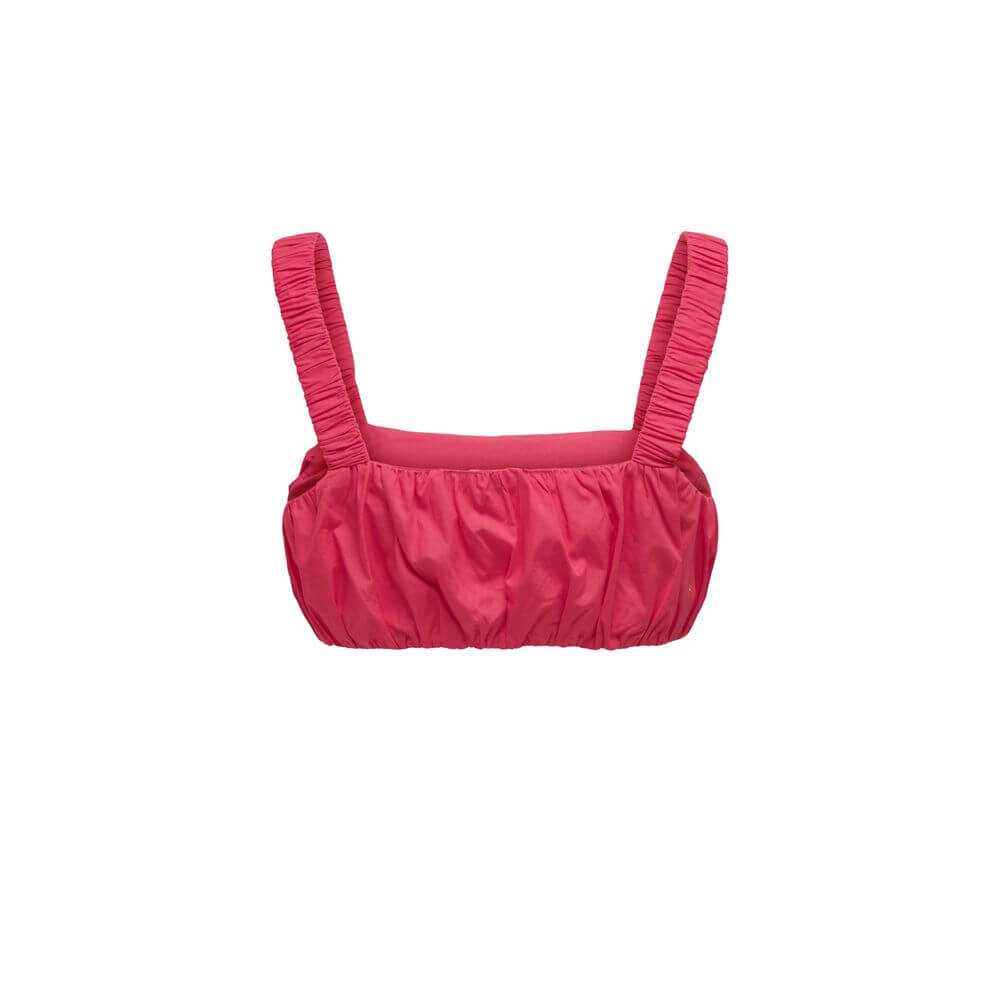 Front view with bag zipped and handles upright.