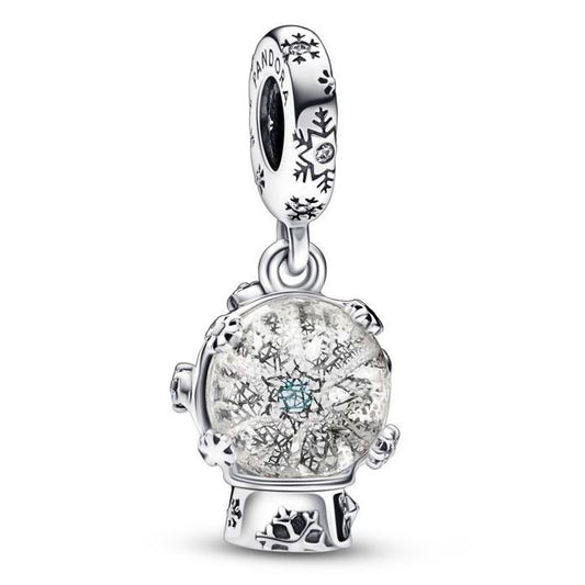 PANDORA CHARMS Mod. SNOWFLAKE SNOWGLOBE