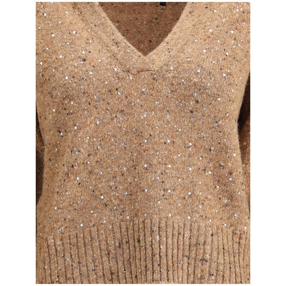 PINKO Beige Wool Sweatshirt