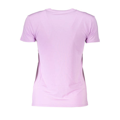 Patrizia Pepe Purple Organic Cotton Women T-Shirt
