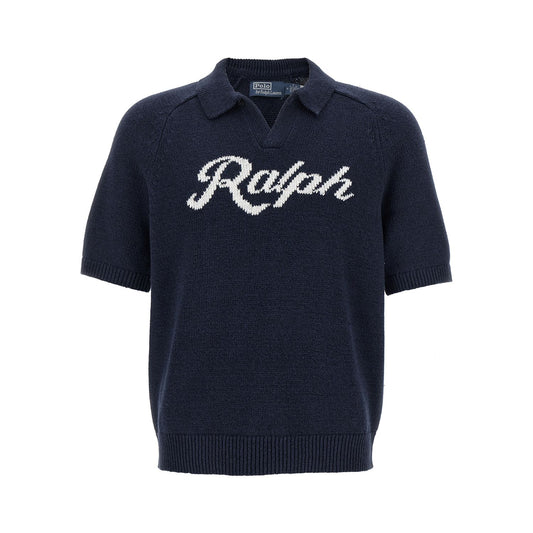 Polo Ralph Lauren Blue Linen Cardigan
