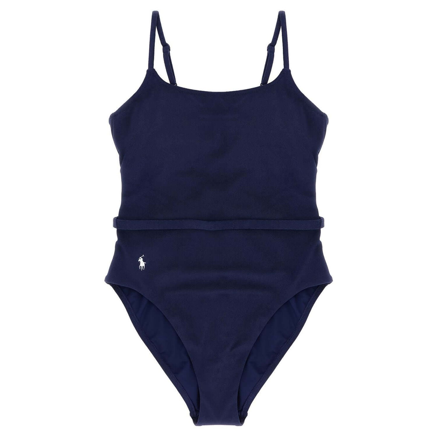 Polo Ralph Lauren Blue Polyester One-Piece Swimsuit